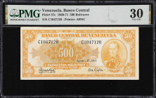 VENEZUELA. Banco Central de Venezuela. 500 Bolivares, 1971. P-37c. PMG Very Fine 30.

Estimate: $200.00- $400.00