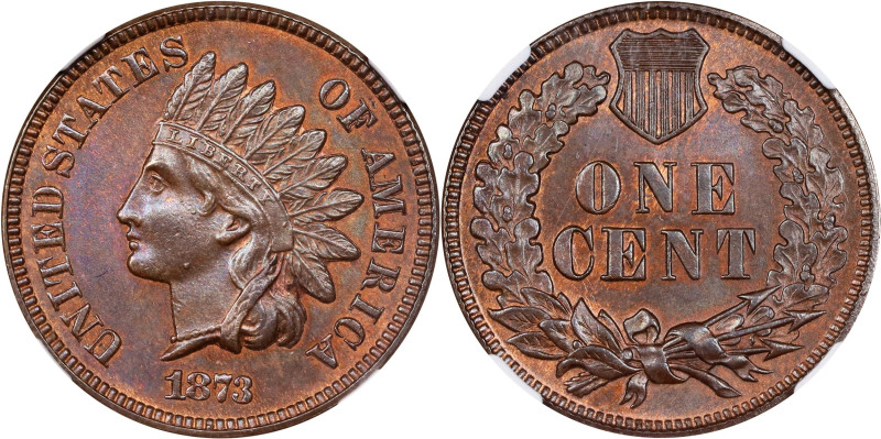 1873 Indian Cent. Open 3. MS-65 BN (NGC).
PCGS# 2106. NGC ID: 227Y.
From the K...