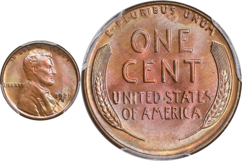 1929-S Lincoln Cent. MS-65 RB (PCGS).
PCGS# 2601. NGC ID: 22CW.
From the Knohl...