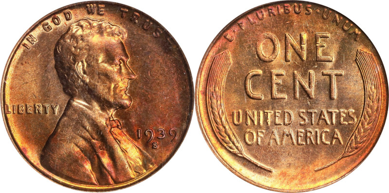 1939-S Lincoln Cent. MS-60 Details--Artificial Toning (ANACS). OH.
PCGS# 2683. ...