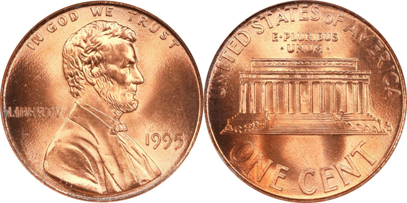 1995 Lincoln Cent. FS-101. Doubled Die Obverse. MS-68 RD (PCGS).
PCGS# 3127. NG...