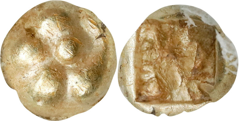 IONIA. Uncertain Mint. EL 1/24th Stater (0.59 gms), ca. 600-550 B.C. NGC Ch EF, ...