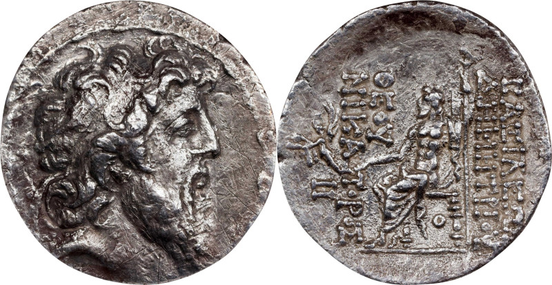 SYRIA. Seleukid Kingdom. Demetrios II Nikator (Second Reign) 129-125 B.C. Antioc...