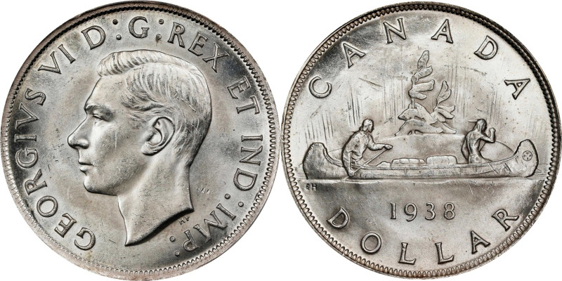 CANADA. Dollar, 1938. Ottawa Mint. George VI. PCGS MS-63.
KM-37.

Estimate: $...