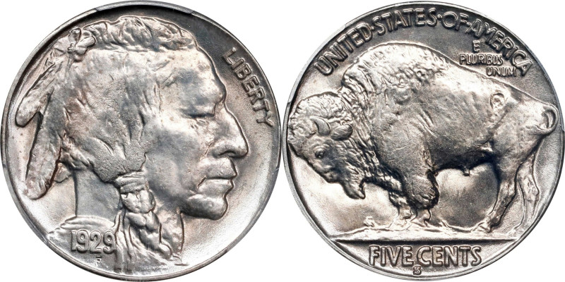 1929-S Buffalo Nickel. MS-65 (PCGS).
PCGS# 3968. NGC ID: 22SG.
The Reich Famil...