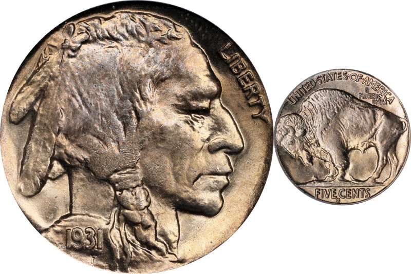 1931-S Buffalo Nickel. MS-65 (PCGS). CAC.
PCGS# 3971. NGC ID: 22SK.
From the K...