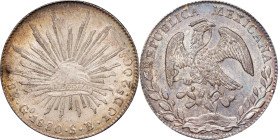 MEXICO. 8 Reales, 1880-Go SB. Guanajuato Mint. PCGS MS-61.
KM-377.8; DP-Go61.

Estimate: $200.00- $300.00