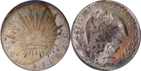 MEXICO. 8 Reales, 1897-Go RS. Guanajuato Mint. PCGS MS-63.
KM-377.8; DP-Go80.

Estimate: $200.00- $300.00