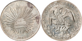 MEXICO. 8 Reales, 1887-Mo MH. Mexico City Mint. PCGS Genuine--Cleaned, Unc Details.
KM-377.10; DP-Mo72.

Estimate: $40.00- $80.00