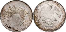 MEXICO. 8 Reales, 1876-Zs JA. Zacatecas Mint. PCGS Genuine--Cleaned, AU Details.
KM-377.13; DP-Zs60.

Estimate: $60.00- $100.00