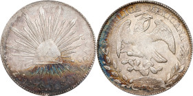 MEXICO. 8 Reales, 1879-Zs JS. Zacatecas Mint. PCGS AU-50.
KM-377.13; DP-Zs64.

Estimate: $100.00- $150.00