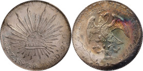 MEXICO. 8 Reales, 1897-Zs FZ. Zacatecas Mint. PCGS MS-63.
KM-377.13; DP-Zs83.

Estimate: $150.00- $300.00