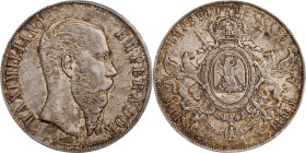 MEXICO. Peso, 1866-Mo. Mexico City Mint. Maximilian I. PCGS EF-45.
KM-388.1.

Estimate: $300.00- $500.00