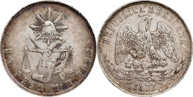 MEXICO. Peso, 1872-Mo M. Mexico City Mint. PCGS AU-50.
KM-408.5.

Estimate: $100.00- $200.00