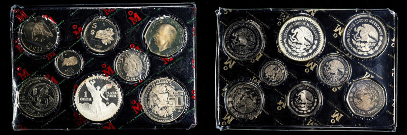 MEXICO. Proof Set (8 Pieces), 1982/3-Mo. Mexican (Potosi) Mint. GEM PROOF.
KM-P...