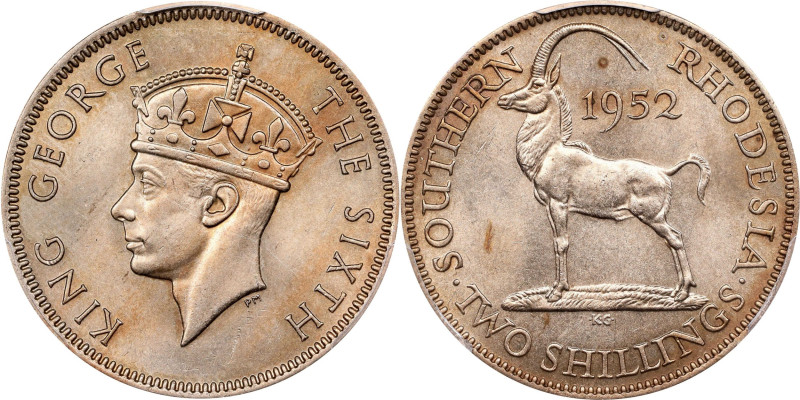 SOUTHERN RHODESIA. 2 Shillings, 1952. George VI. PCGS MS-63.
KM-12.

Estimate...