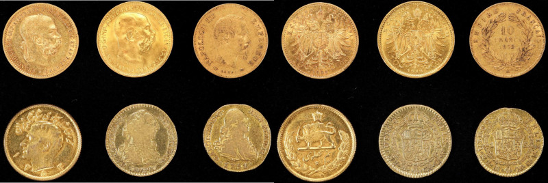 MIXED LOTS. Sextet of Gold Issues (6 Pieces), 1787-1855. Average Grade: EXTREMEL...