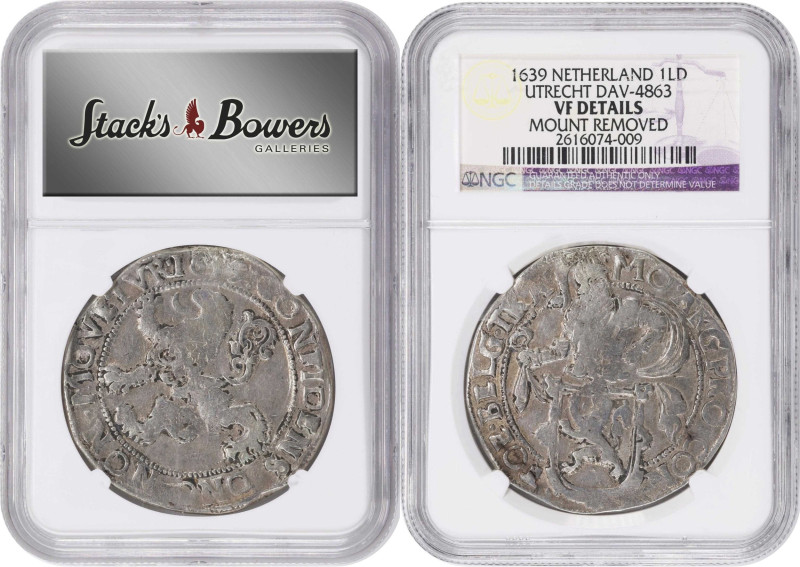 MIXED LOTS. Trio of Mixed Denominations (3 Pieces), 1639-1800. All NGC and ANACS...