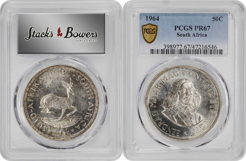 MIXED LOTS. Trio of Silver Issues (3 Pieces), 1946-64. All PCGS Certified.
1) L...