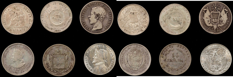 MIXED LOTS. Sextet of Silver Issues (6 Pieces), 1861-1934. Average Grade: EXTREM...