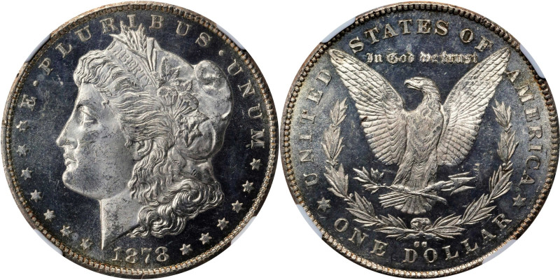 1878-CC Morgan Silver Dollar. MS-63 (NGC).
PCGS# 7080. NGC ID: 253M.