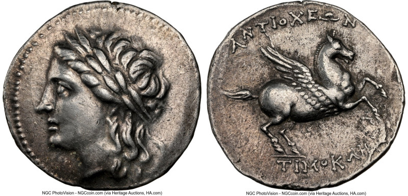 CARIA. Alabanda (as Antiocheia). Ca. 197-188 BC. AR tetradrachm (31mm, 16.88 gm,...