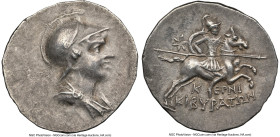 PHRYGIA. Cibyra. Ca. 2nd-1st centuries BC. AR drachm (17mm, 2.88 gm, 12h). NGC XF 4/5 - 3/5, brushed. Head of Cibyras in crested Attic helmet right / ...