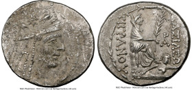 ARMENIAN KINGDOM. Tigranes II the Great (95-56 BC). AR tetradrachm (25mm, 15.70 gm, 12h). NGC AU 5/5 - 2/5. Tigranocerta, ca. 83-70 BC. Diademed and d...