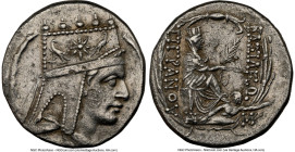 ARMENIAN KINGDOM. Tigranes II the Great (95-56 BC). AR tetradrachm (26mm, 15.55 gm, 1h). NGC Choice XF 5/5 - 2/5. Tigranocerta, ca. 80-68 BC. Diademed...