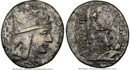 ARMENIAN KINGDOM. Tigranes II the Great (95-56 BC). AR tetradrachm (27mm, 15.16 gm, 1h). NGC Choice XF 4/5 - 2/5. Tigranocerta, ca. 80-68 BC. Diademed...