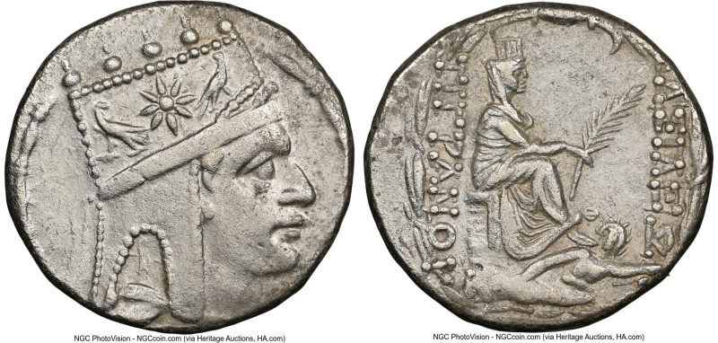 ARMENIAN KINGDOM. Tigranes II the Great (95-56 BC). AR tetradrachm (25mm, 15.79 ...