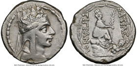 ARMENIAN KINGDOM. Tigranes II the Great (95-56 BC). AR tetradrachm (28mm, 15.78 gm, 12h). NGC Choice VF 4/5 - 3/5, brushed. Tigranocerta, ca. 80-68 BC...