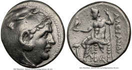 PHOENICIA. Aradus. Ca. 245-165 BC. AR tetradrachm (26mm, 12h). NGC VF. Late posthumous issue in the name and types of Alexander III the Great of Maced...