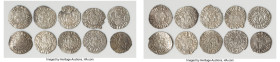 Cilician Armenia. Levon I 10-Piece Lot of Uncertified Trams ND (1198-1217) VF, Average size 21.7mm. Average weight 2.98gm. Sold as is, no returns. HID...