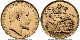 Edward VII gold Sovereign 1907-M MS63 NGC, Melbourne mint, KM15, S-3971. HID09801242017 © 2024 Heritage Auctions | All Rights Reserved