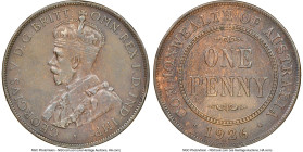 George V 7-Piece Lot of Certified Pennies NGC, 1) Penny 1926-(m & sy) - XF40 Brown, Melbourne mint, KM23 2) Penny 1927-(m) - XF45 Brown, Melbourne min...