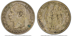 Frederick VIII 20 Cents 1907-(h) XF45 PCGS, Copenhagen mint, KM81. HID09801242017 © 2024 Heritage Auctions | All Rights Reserved