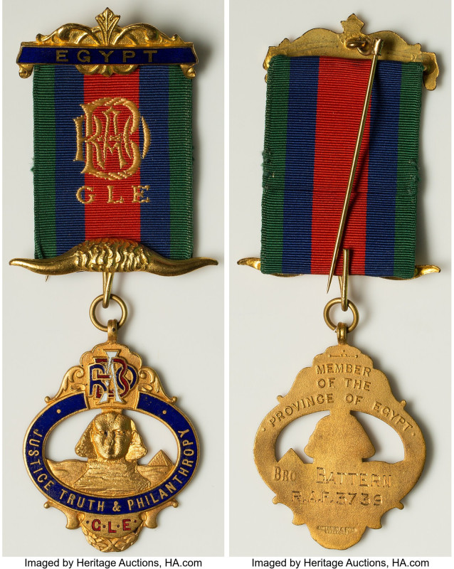 Order of the Buffaloes (RAOB) ND, See photo. Accompanied by original box of issu...