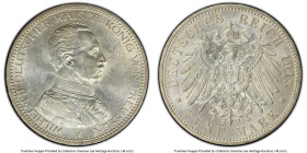 Prussia. Wilhelm II Pair of Certified 5 Marks 1913-A MS61 PCGS, Berlin mint, KM536, J-114. HID09801242017 © 2024 Heritage Auctions | All Rights Reserv...