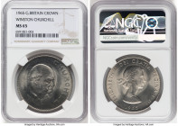 Elizabeth II "Winston Churchill" Crown 1965 MS65 NGC, KM910, S-4144. HID09801242017 © 2024 Heritage Auctions | All Rights Reserved