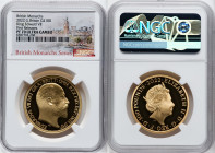 Elizabeth II gold Proof "King Edward VII" 100 Pounds (1 oz) 2022 PR70 Ultra Cameo NGC, S-BMGA4. Mintage: 610. British Monarchs series. First Releases....