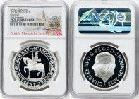 Charles III silver Proof "King Charles I" 2 Pounds (1 oz) 2023 PR70 Ultra Cameo NGC, Mintage: 1,360. British Monarchs series. First Releases. HID09801...