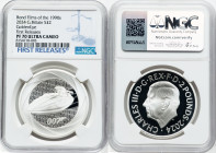 Charles III silver Proof "GoldenEye" 2 Pounds (1 oz) 2024 PR70 Ultra Cameo NGC, Mintage: 4,007. Bond Films of the 1990s series. First Releases. HID098...