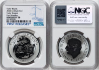 Charles III Pair of Certified silver Proof "Tudor Dragon" 2 Pounds (1 oz) 2024 NGC, 1) 2 Pounds Reverse PR70. Mintage: 500. Royal Tudor Beasts series....