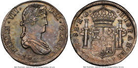 Zacatecas. Ferdinand VII "Royalist" 8 Reales 1821 Zs-RG AU Details (Cleaned) NGC, Zacatecas mint, KM111.5, Cal-1465. HID09801242017 © 2024 Heritage Au...