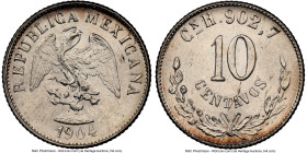 Republic 10 Centavos 1904 Cn-H MS64 NGC, Culiacan mint, KM404. Last year of type. HID09801242017 © 2024 Heritage Auctions | All Rights Reserved