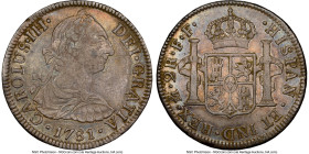 4-Piece Lot of Certified Assorted Issues NGC, 1) Charles III 2 Reales 1781 Mo-FF - XF Details (Bent), Mexico City mint, KM88.2 2) Estados Unidos 2 Cen...