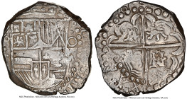 Philip IV Cob 8 Reales 1628 P-T AU55 NGC, Potosi mint, KM19a. 26.44gm. HID09801242017 © 2024 Heritage Auctions | All Rights Reserved