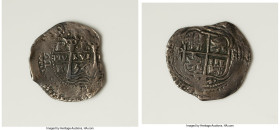 Philip IV "Capitana" Cob 8 Reales 1654 P-E XF (Saltwater Effect), Potosi mint, KM-21. 14.56gm. Accompanied by COA. The wreck of the Capitana, or the l...