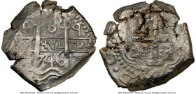 Philip V Cob 8 Reales 1746 P-q AU Details (Environmental Damage) NGC, Potosi mint, KM31a. 26.62gm. HID09801242017 © 2024 Heritage Auctions | All Right...